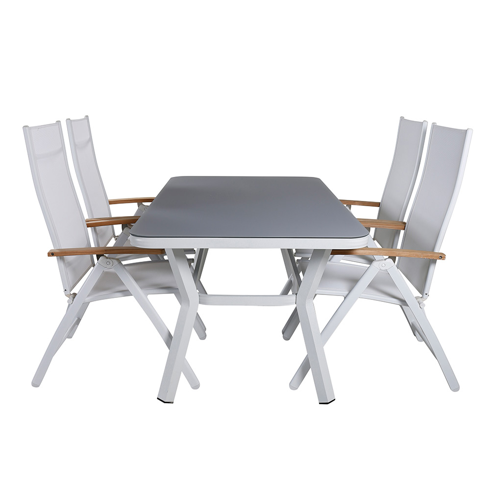 Matgrupp Venture Home Vyn med 4 Pandi Matstolar
