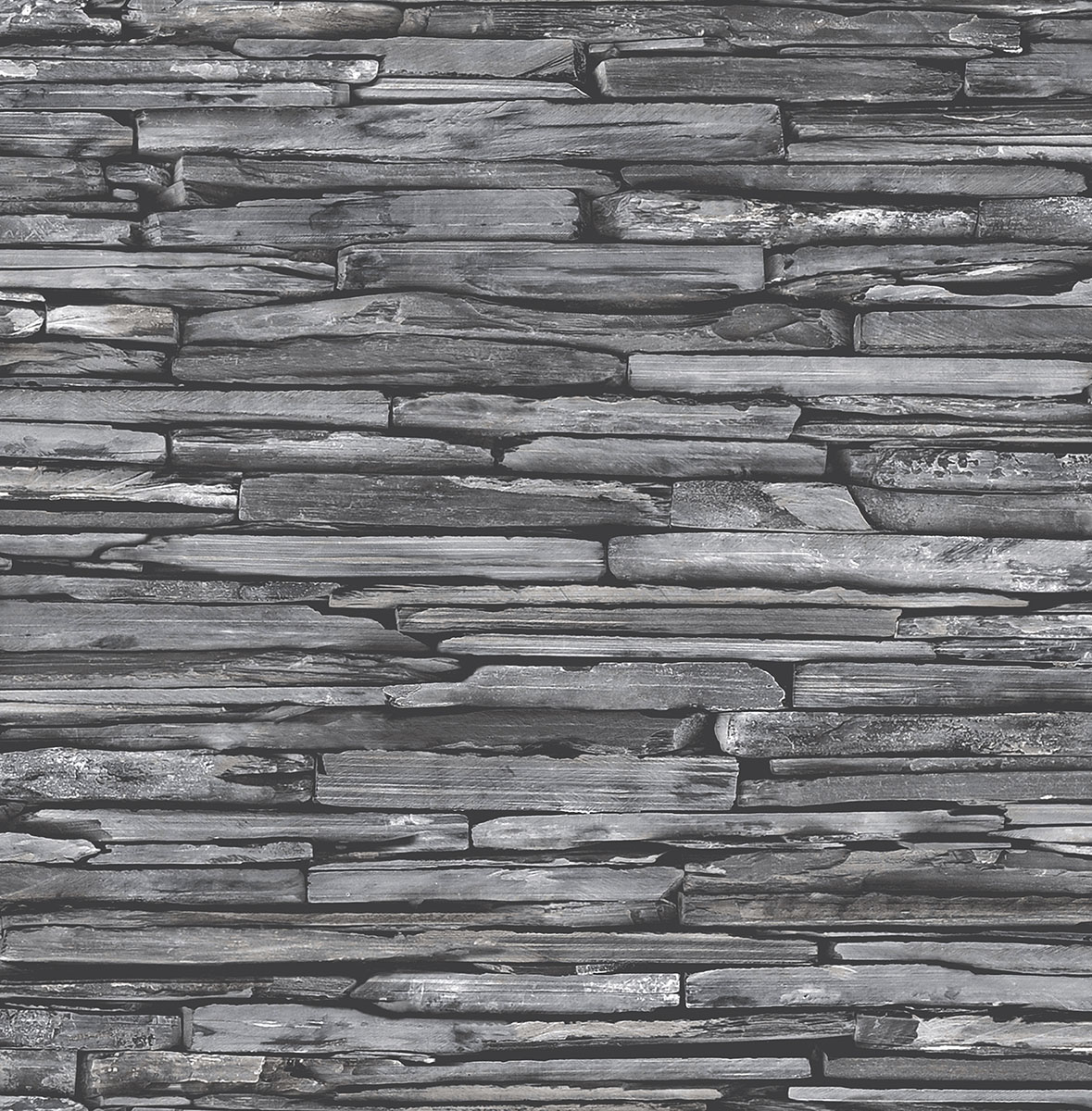 Tapet A Street Prints Stacked Slate FD22352