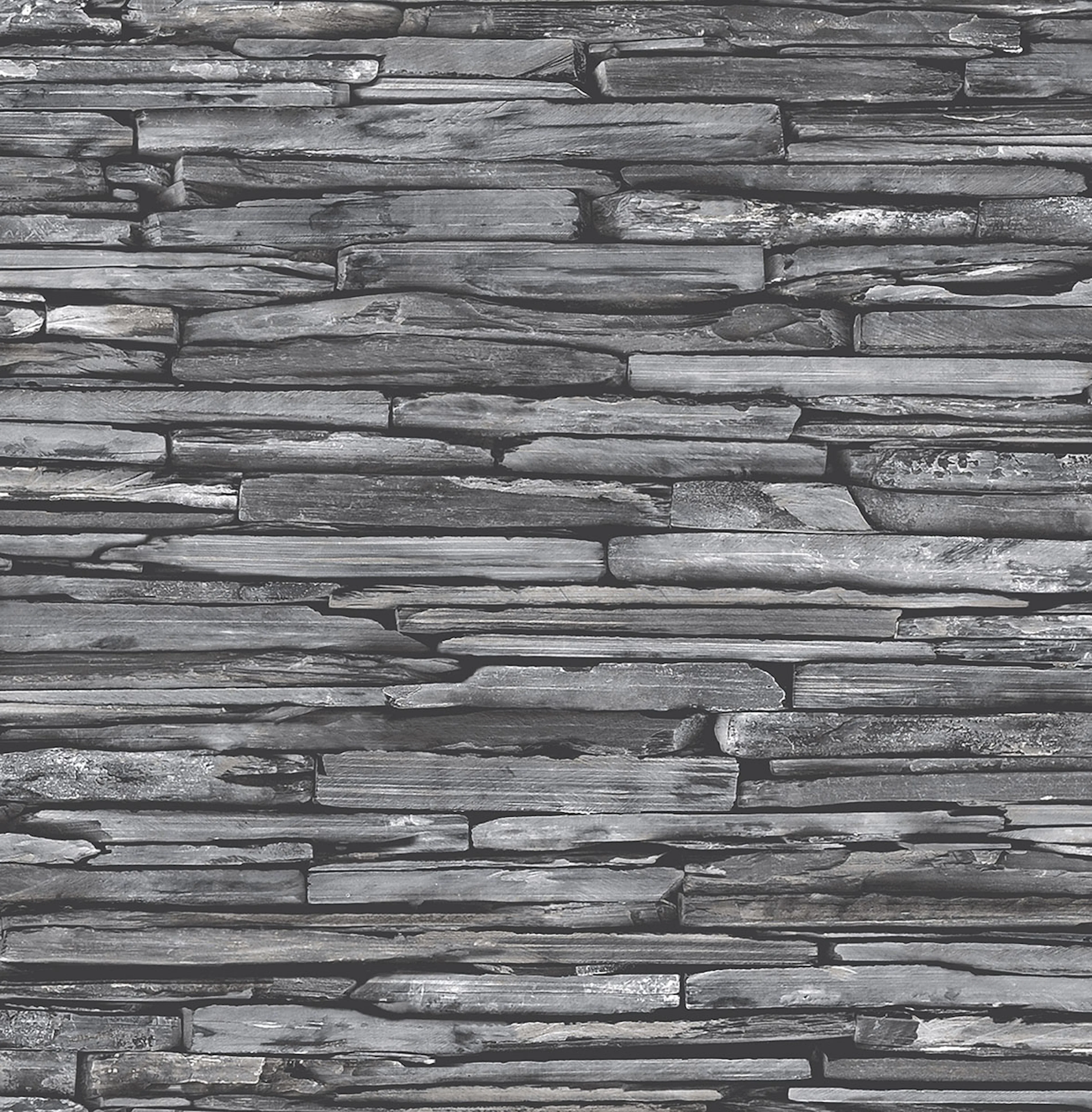 Tapet A Street Prints Stacked Slate FD22352