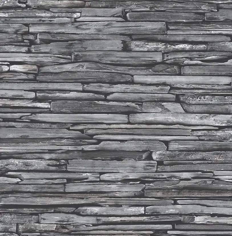 Tapet A Street Prints Stacked Slate FD22352