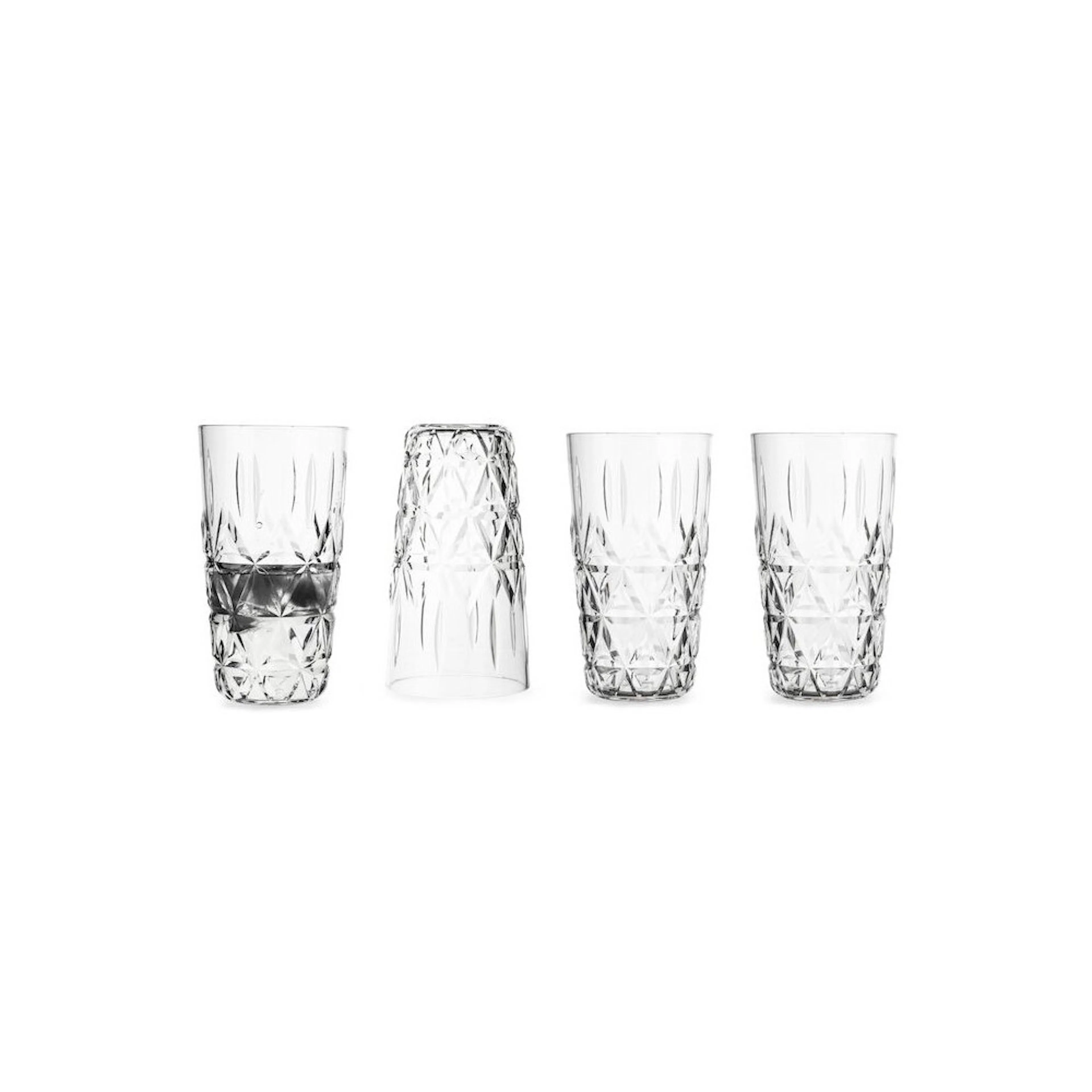 Dricksglas Sagaform Picknick Plast 4-Pack