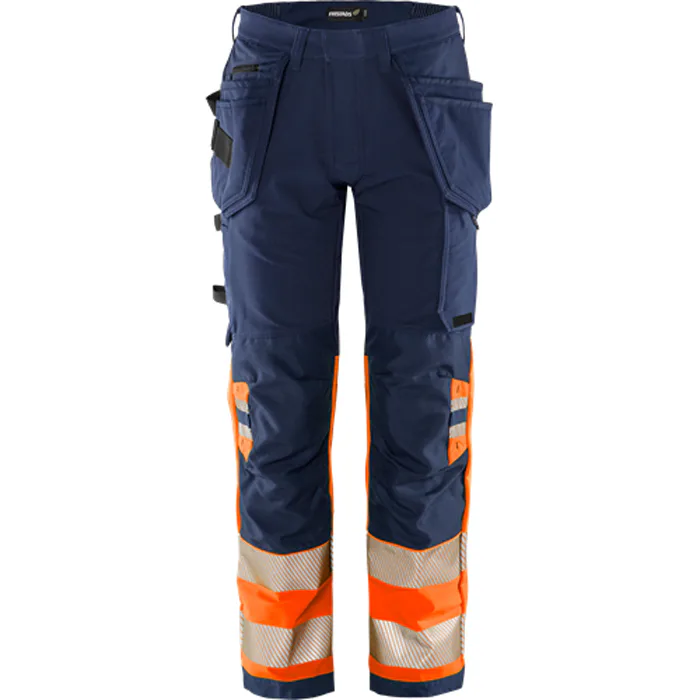 Varselorange/Marinblå