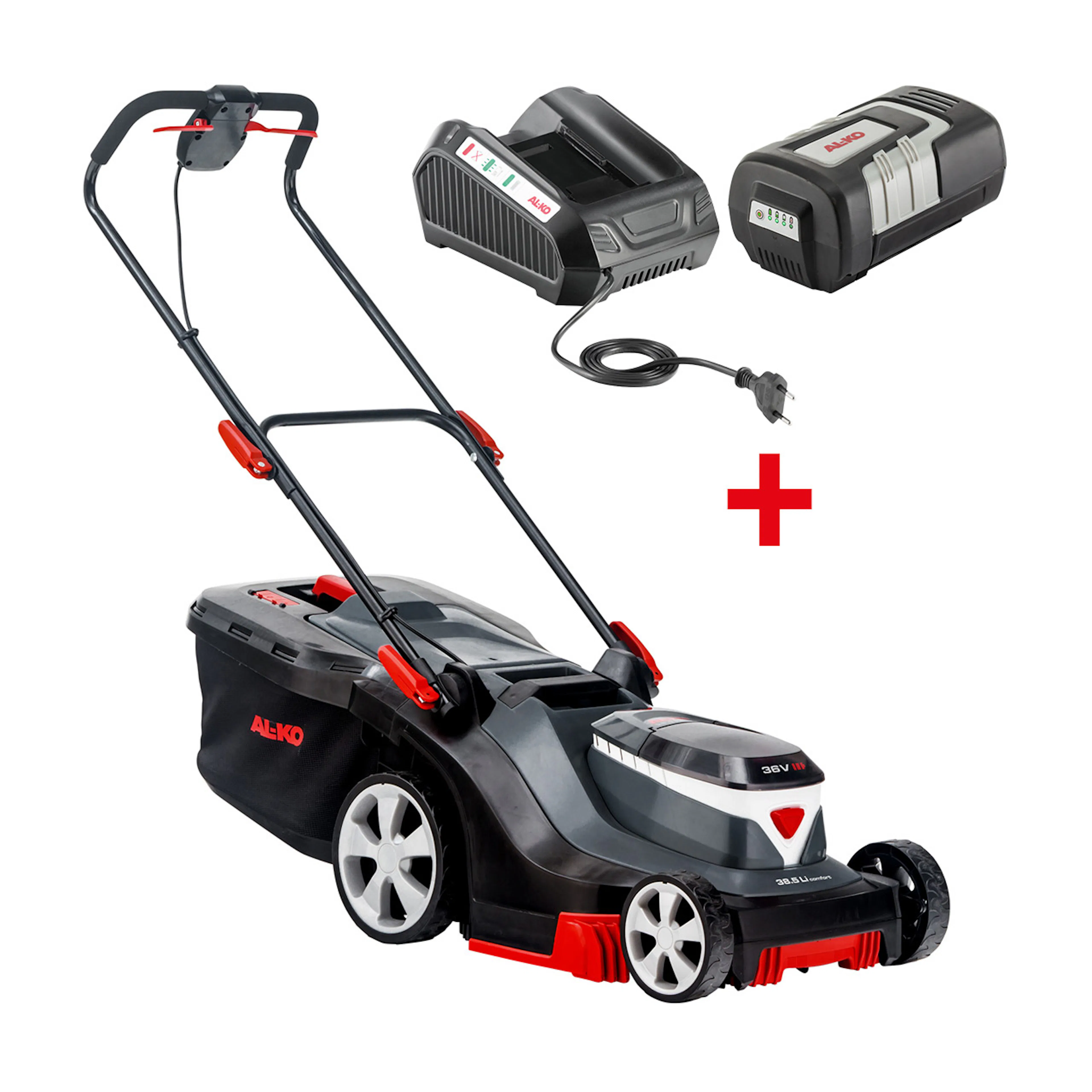 Gräsklippare AL-KO 38.5 Li Comfort Batteridriven Med Batteri & Laddare