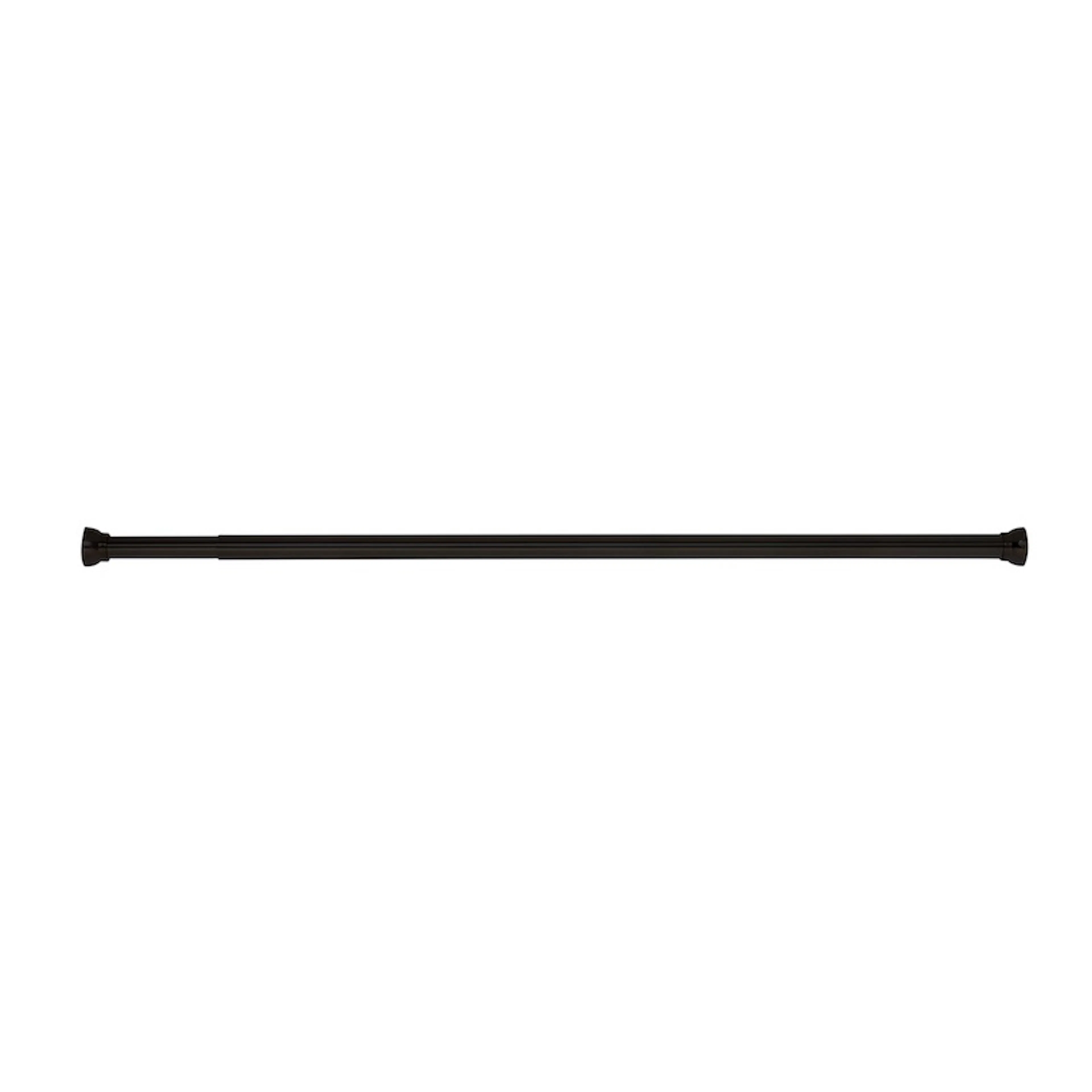 Draperistång Spring matt-black 75-125 cm Matt Svart, 75-125 (2.1 ø)