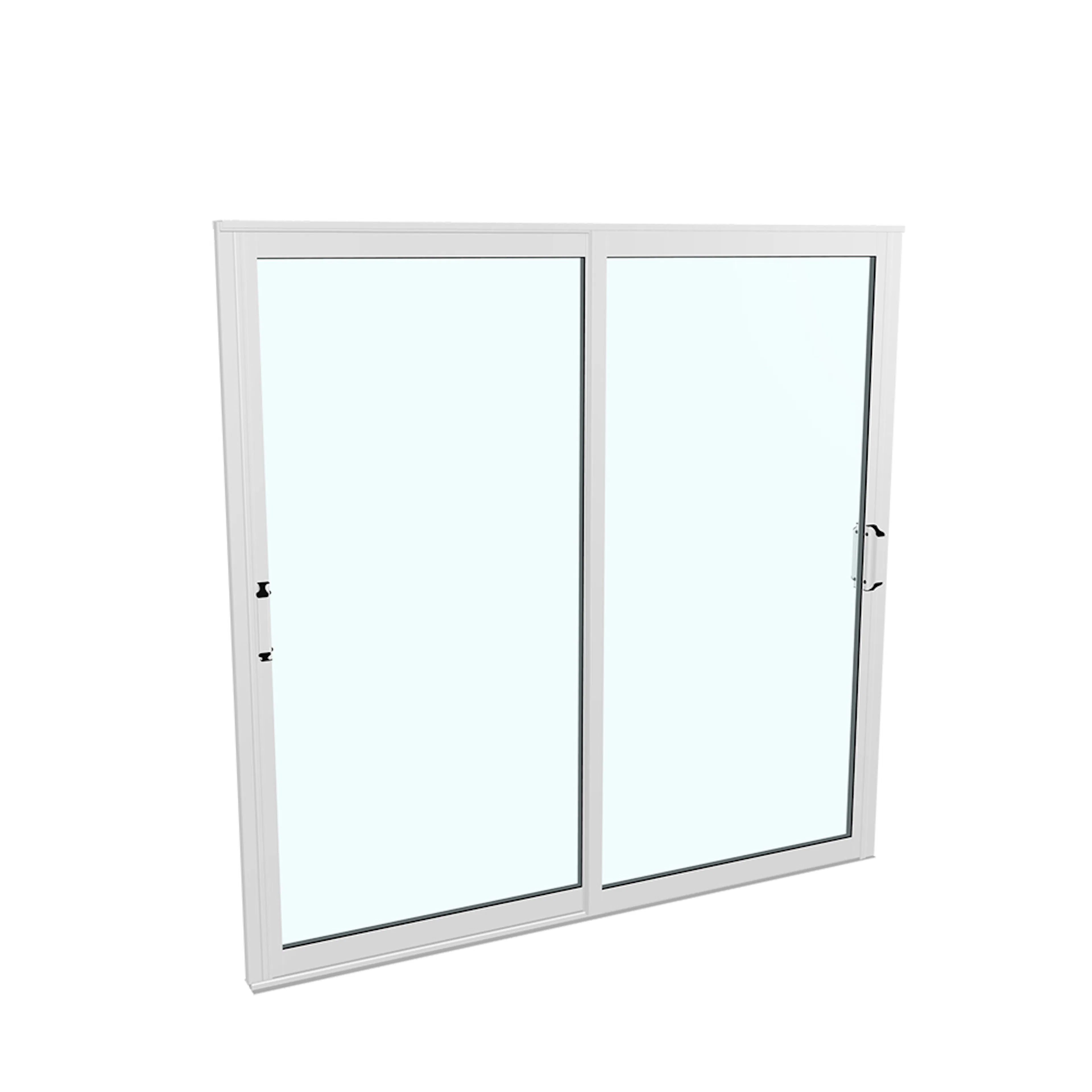 Landskap Skjutdörrsparti Robust B2050mm x H2000 - Vit Vår oc B2050 x H2000 mm - Vit