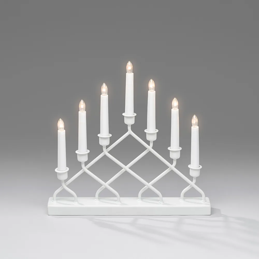 Adventsljusstake Gnosjö Konstsmide 7L Kryss
