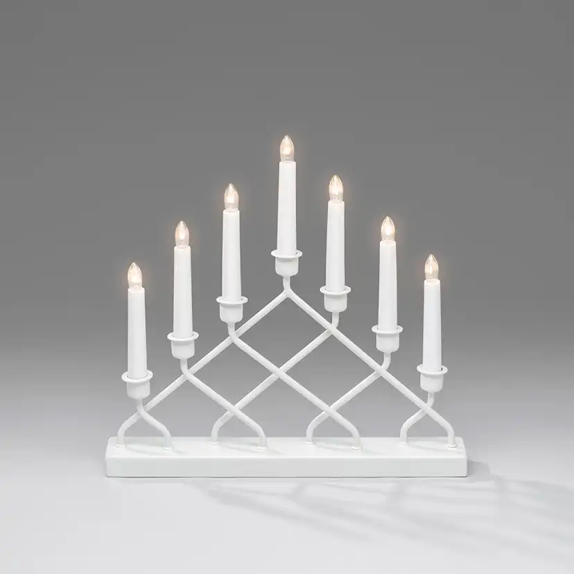 Adventsljusstake Gnosjö Konstsmide 7L Kryss