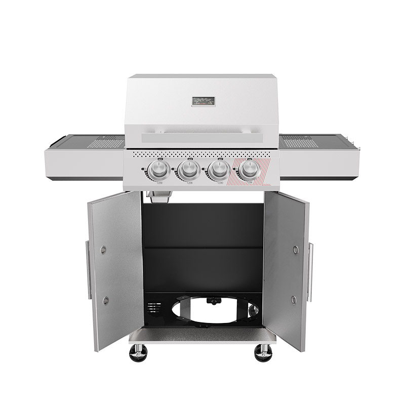 Gasolgrill Bluegaz Z40 Rostfritt Stål 3 Brännare & Sizzle Burner