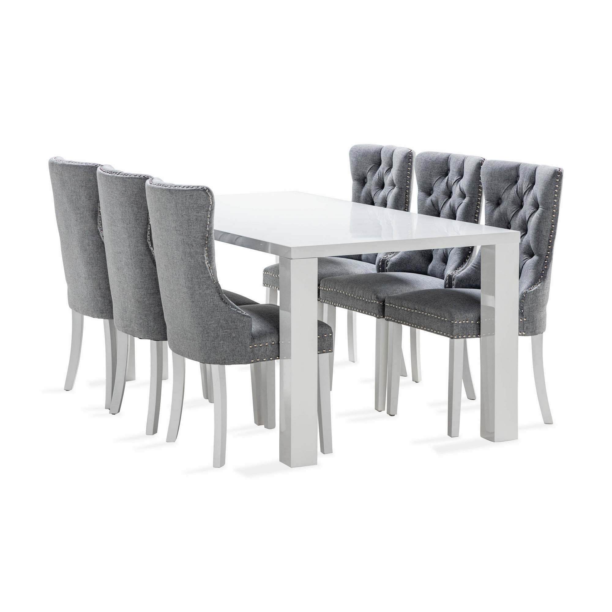 Matgrupp Concept 55 Cibus Matgrupp 180 cm med 6 Bergviken Matstol