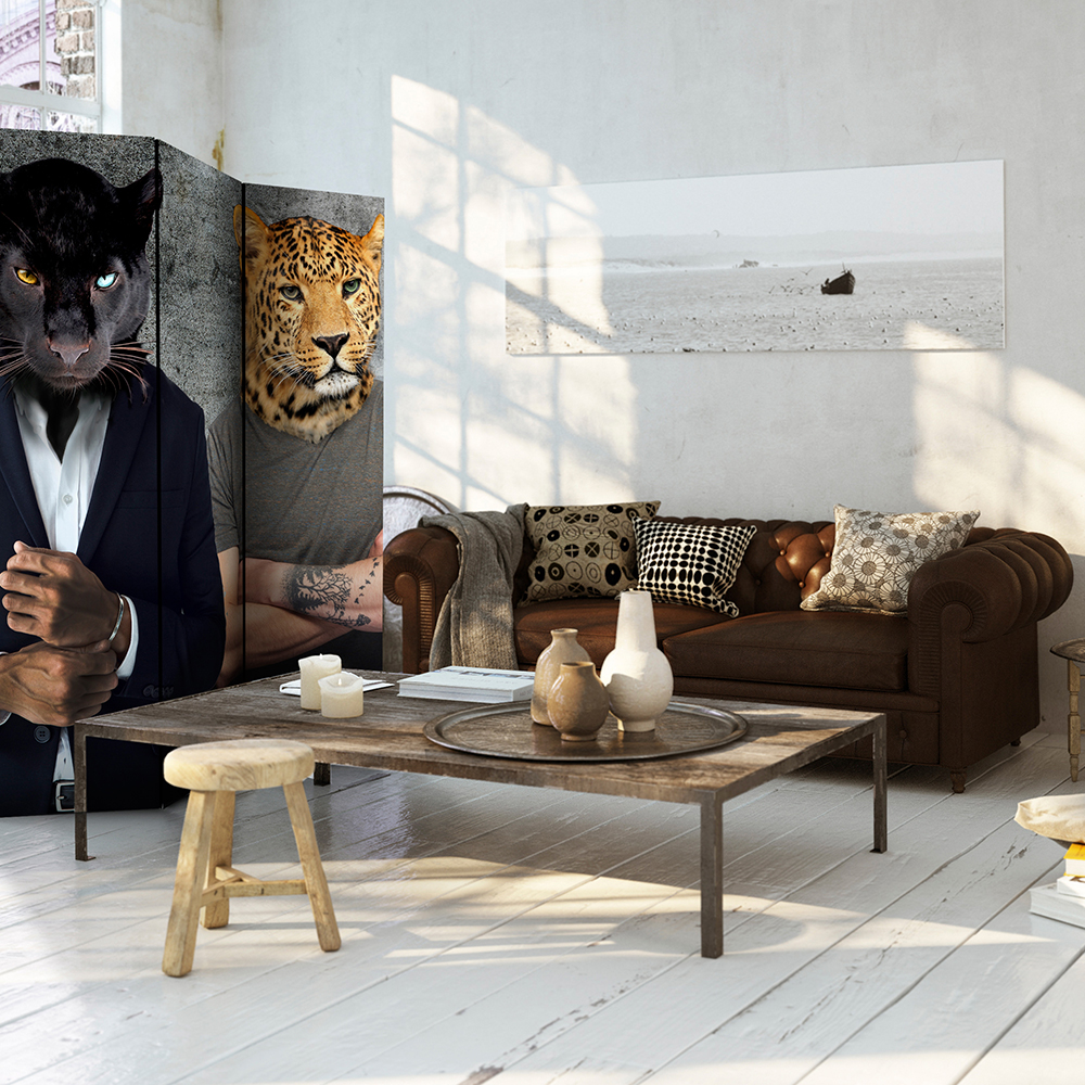 Rumsavdelare Skärmvägg Arkiio Different Faces 135x172 cm