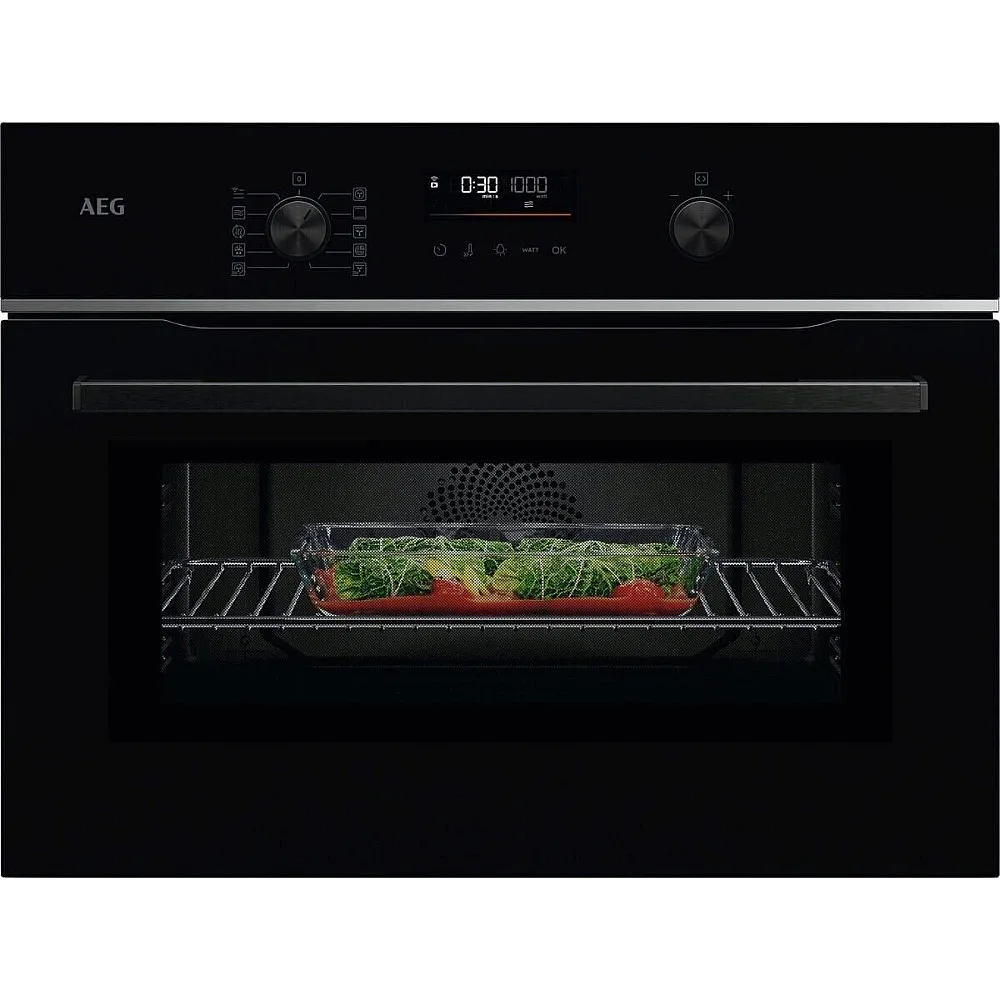 Inbyggnadsugn AEG TK6NK501B CombiQuick® Svart med WiFi