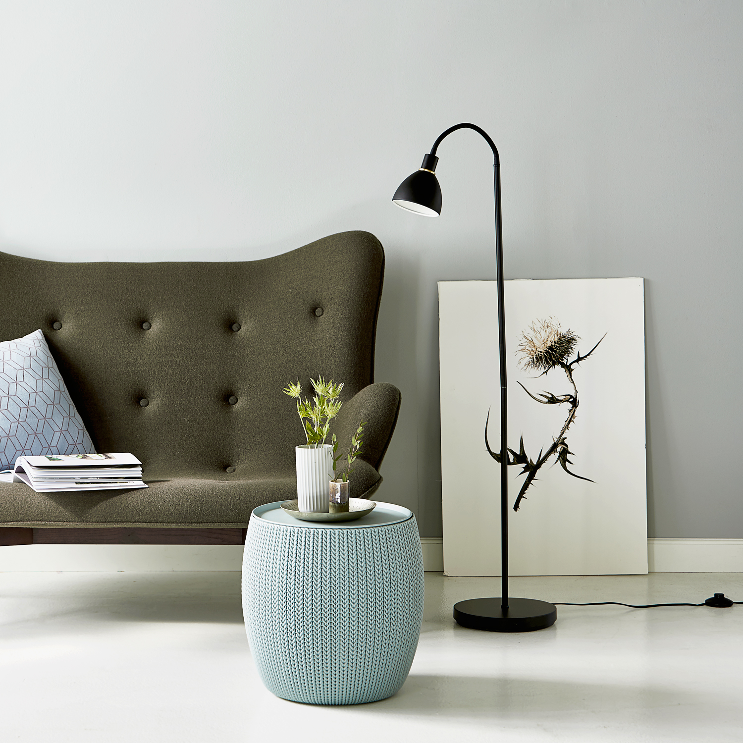 Golvlampa Nordlux Ray Enkel