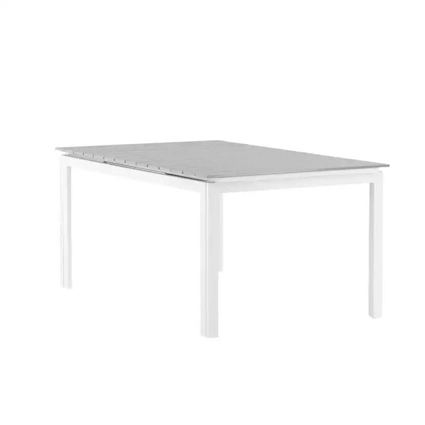 Levels - Bord - 160/240*90 - Vit Alu/Grå aintwood Vit/Grå