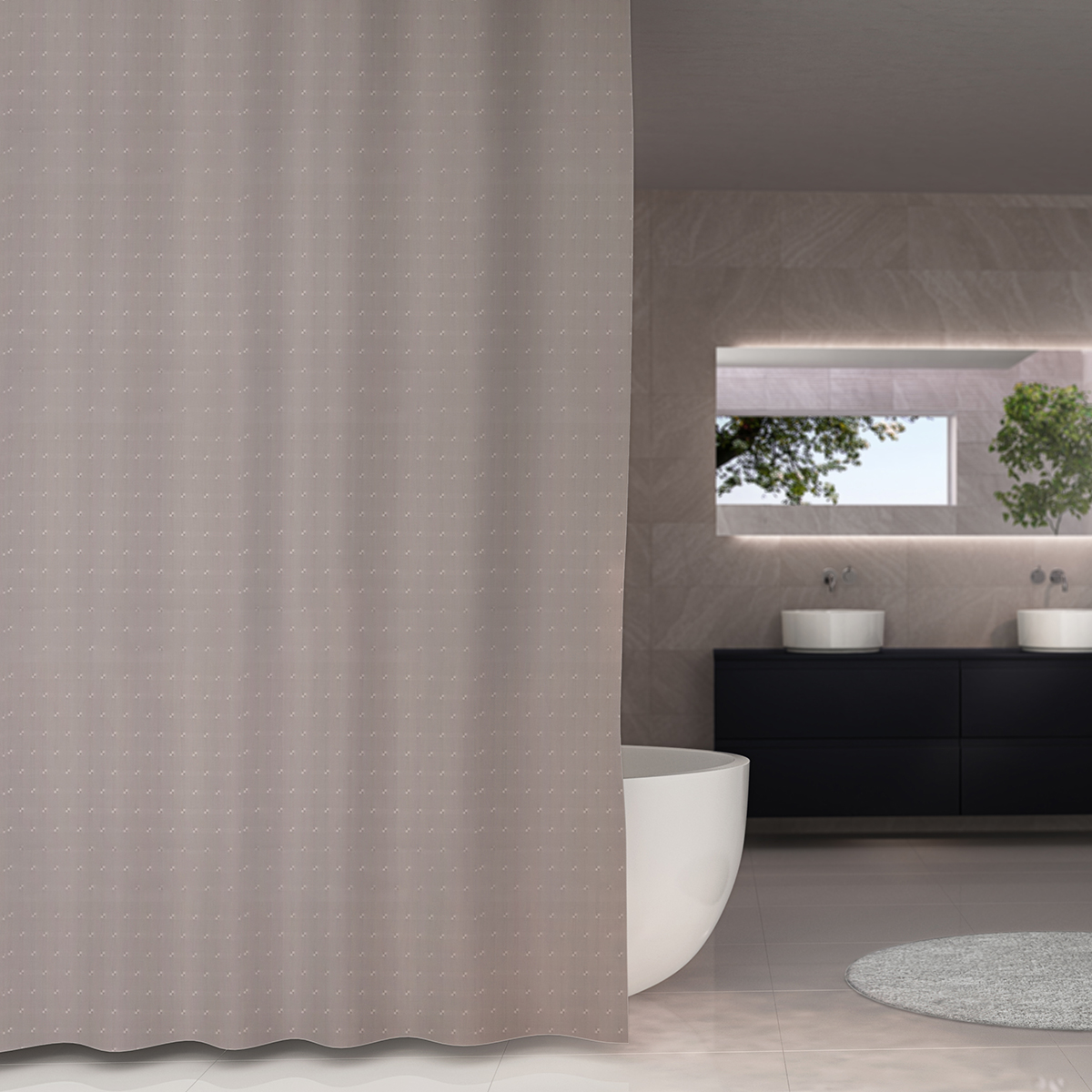 Duschdraperi Debel Dobby