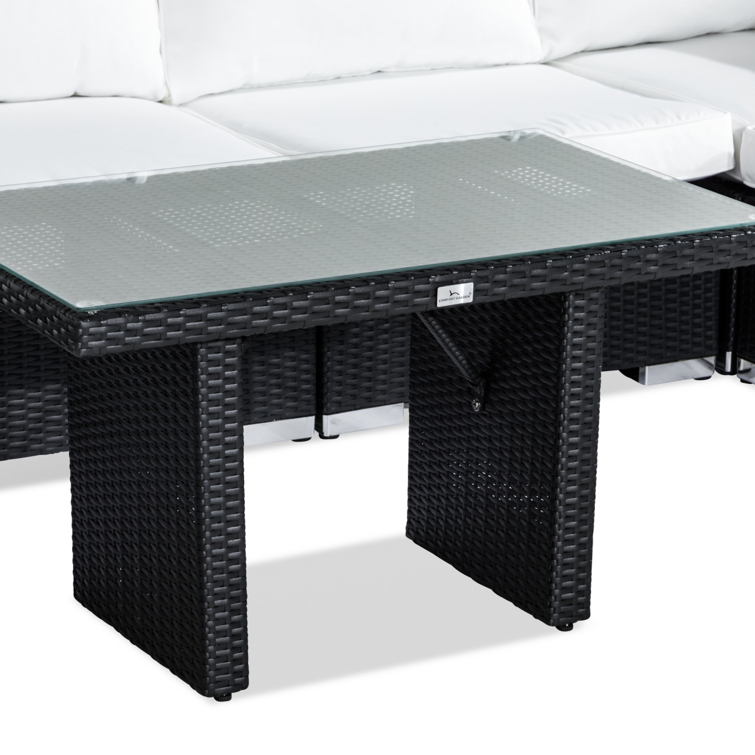 Loungegrupp Comfort Garden Bahamas 5-sits Hörn med Fåtölj och Soffbord 100x60 Utomhus