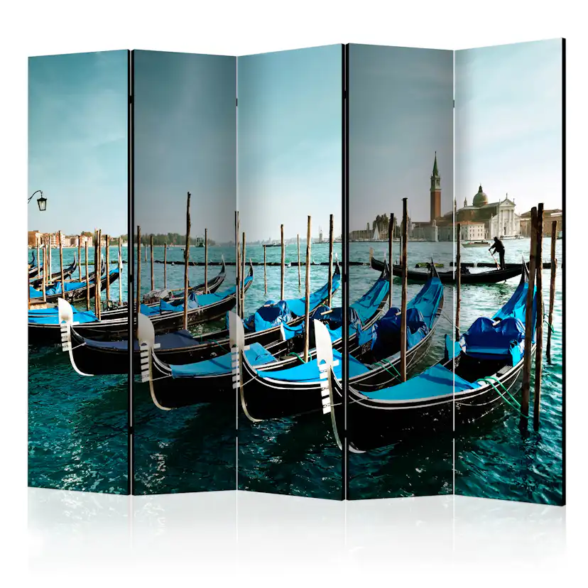 Rumsavdelare Skärmvägg Arkiio Gondolas on the Grand Canal Venice II 225x172 cm