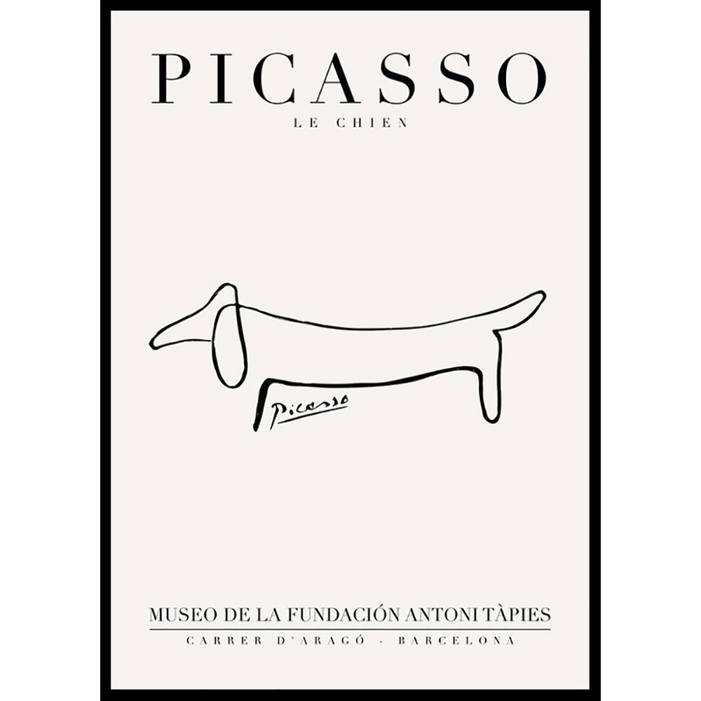 Poster Gallerix Picasso Le Chien