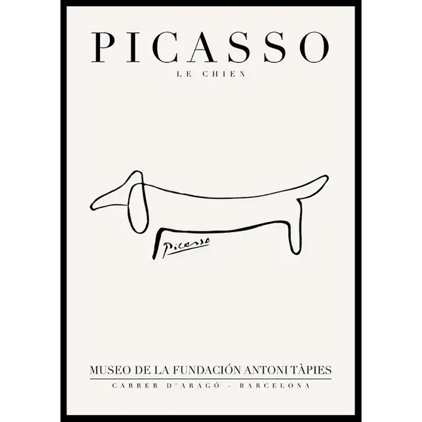 Poster Gallerix Picasso Le Chien