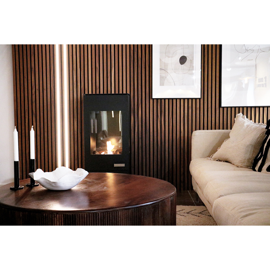 Etanolkamin Spismiljö Apartment Allerum Svart för Värme & Ventilation