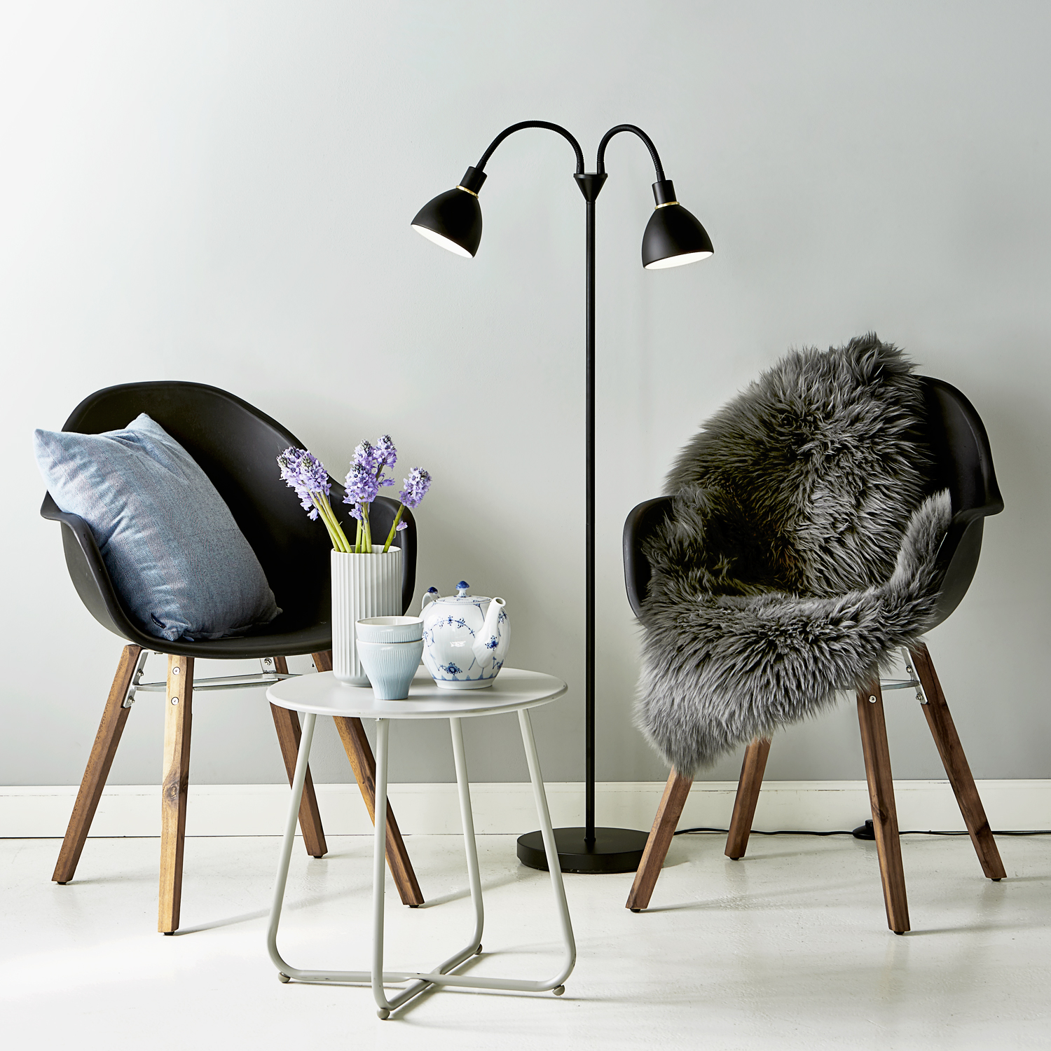 Golvlampa Nordlux Ray Dubbel