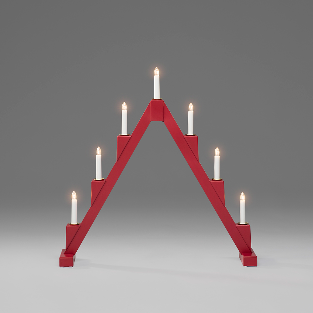 Adventsljusstake Gnosjö Konstsmide 7L Vikbar
