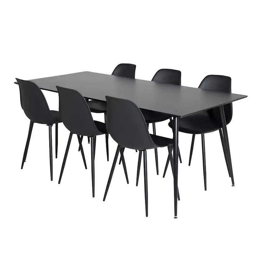 Matgrupp Venture Home Silvia med 6 Pop Stolar