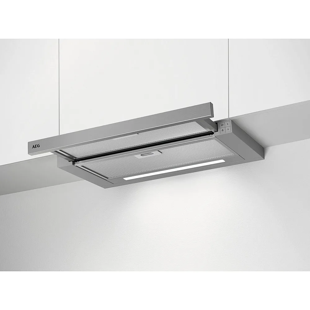 Frihängande Köksfläkt AEG DPE5650M ExtractionTech Rostfri