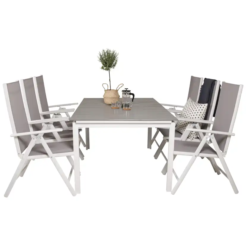 Matgrupp Venture Home Lova 160/240 med 6 Bront Stolar