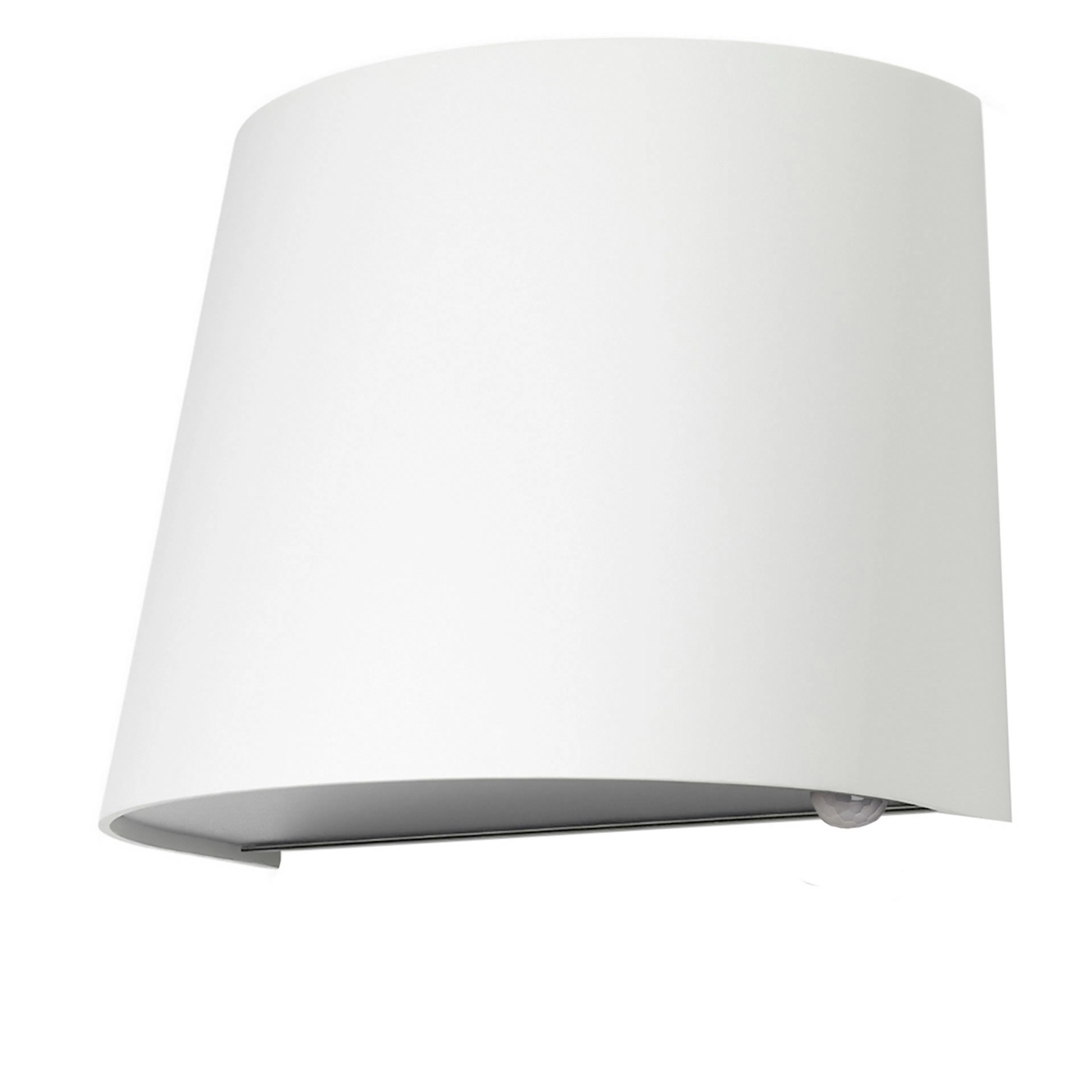 Väggarmatur Mini vit LED sens Vit
