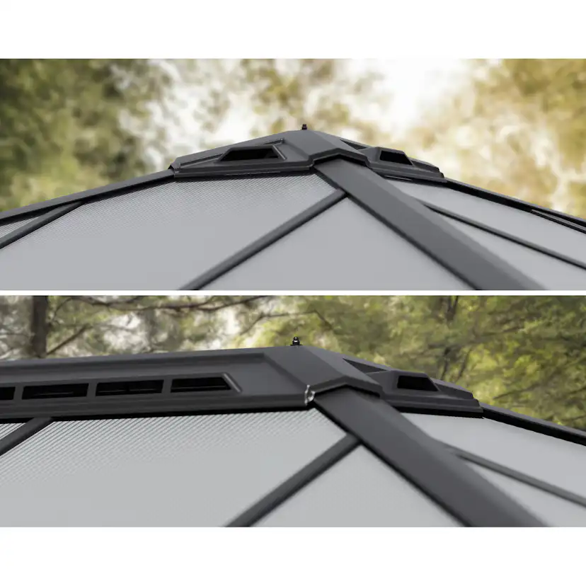 Carport Canopia by Palram Colorado Metall Dubbel Apex 4,3 X 6 m