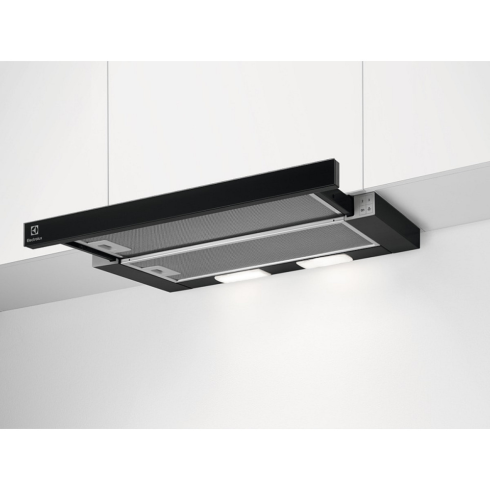 Frihängande Köksfläkt Electrolux LFP326FB Svart 60 cm med LED-belysning