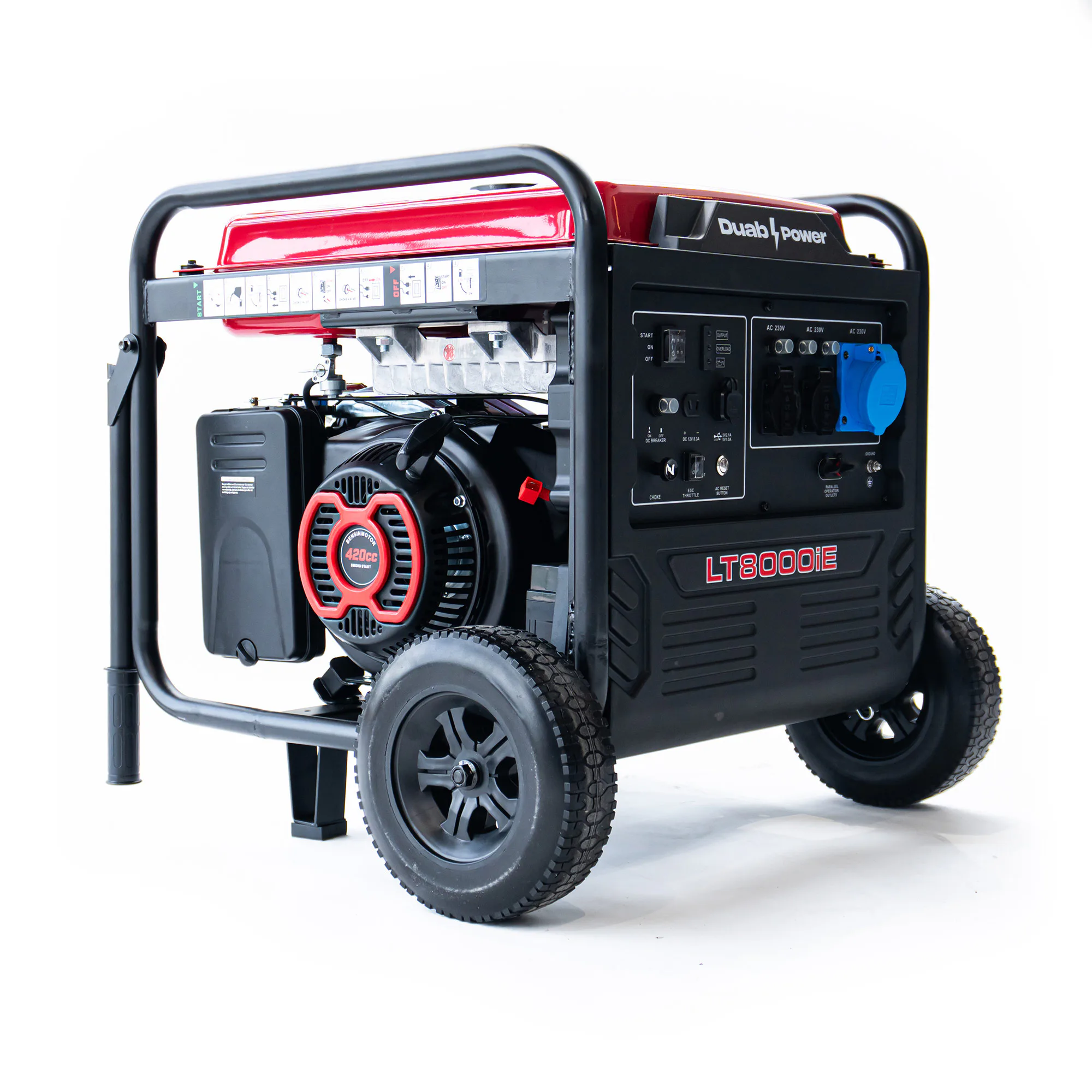 Inverterelverk Duab-Power LT8000IE 1-Fas Bensin