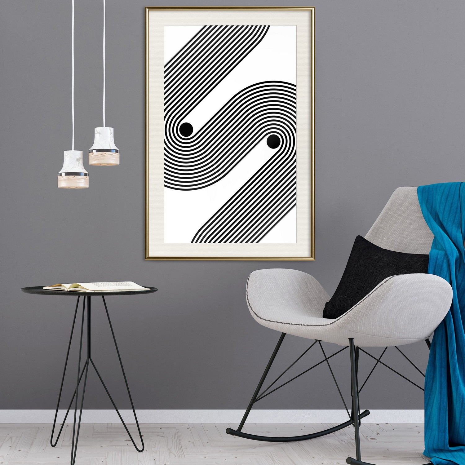 Poster Artgeist Affisch Monochrome Symphony