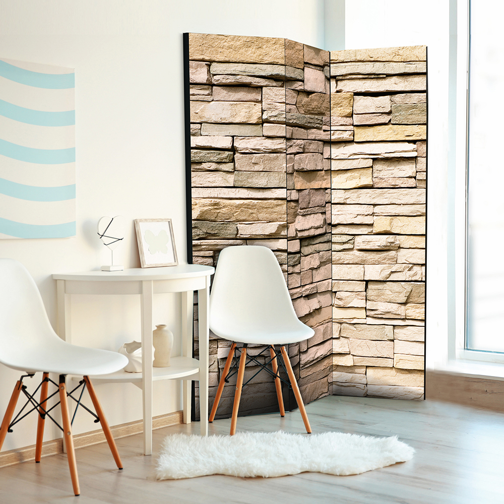 Rumsavdelare Skärmvägg Arkiio Decorative Stone 135x172 cm