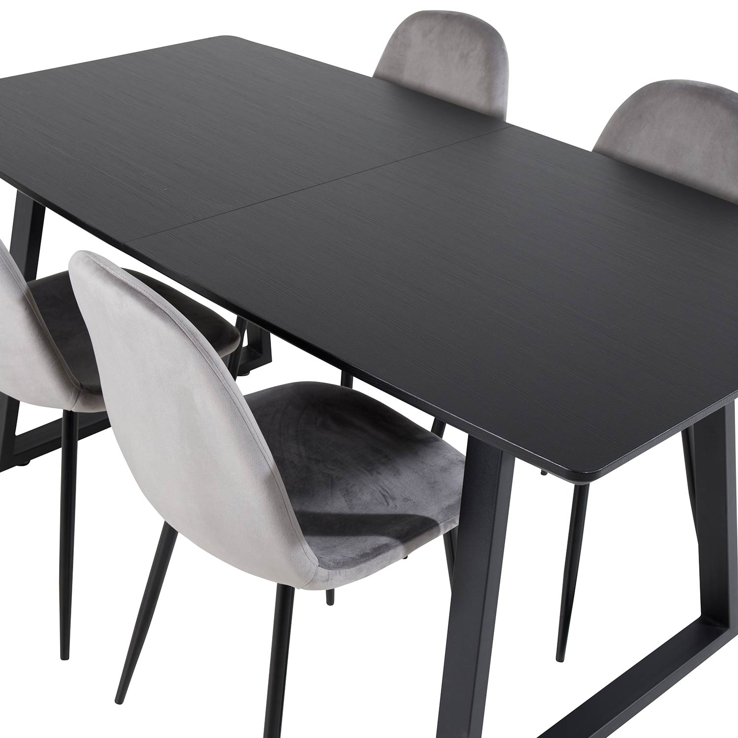 Matgrupp Venture Home Ina med 4 Pobbie Stolar Sammet