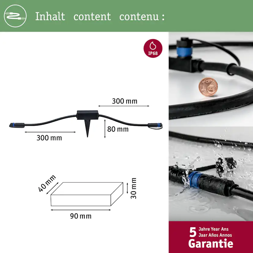 Tillbehör Paulmann Plug & Shine Smart Home Zigbee 3.0 Trådlös Styrenhet IP68