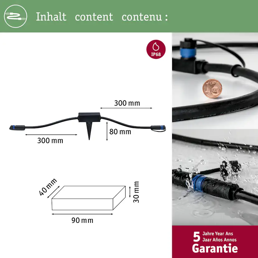 Tillbehör Paulmann Plug & Shine Smart Home Zigbee 3.0 Trådlös Styrenhet IP68