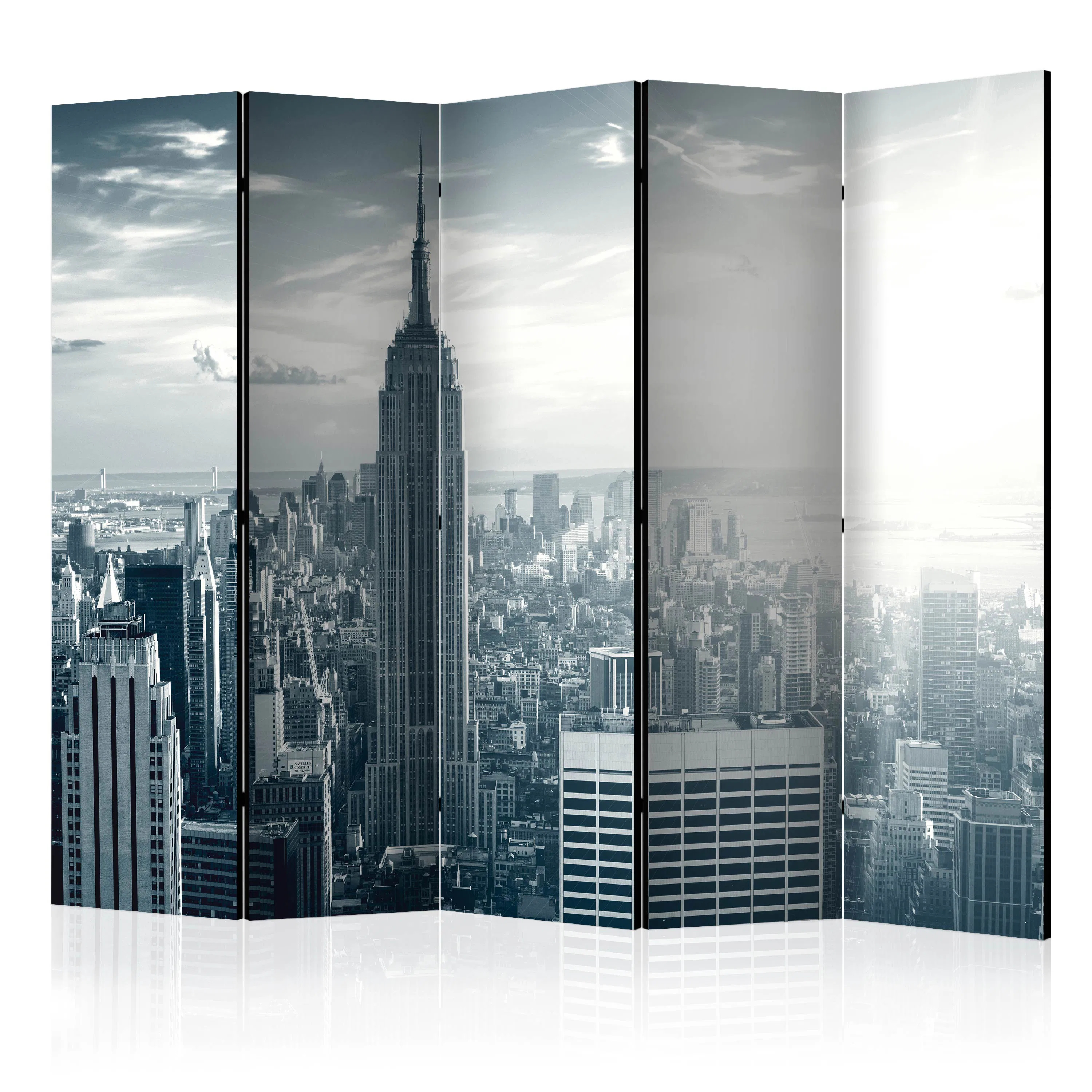 Rumsavdelare Skärmvägg Arkiio Amazing View to New York Manhattan at Sunrise II 225x172 cm