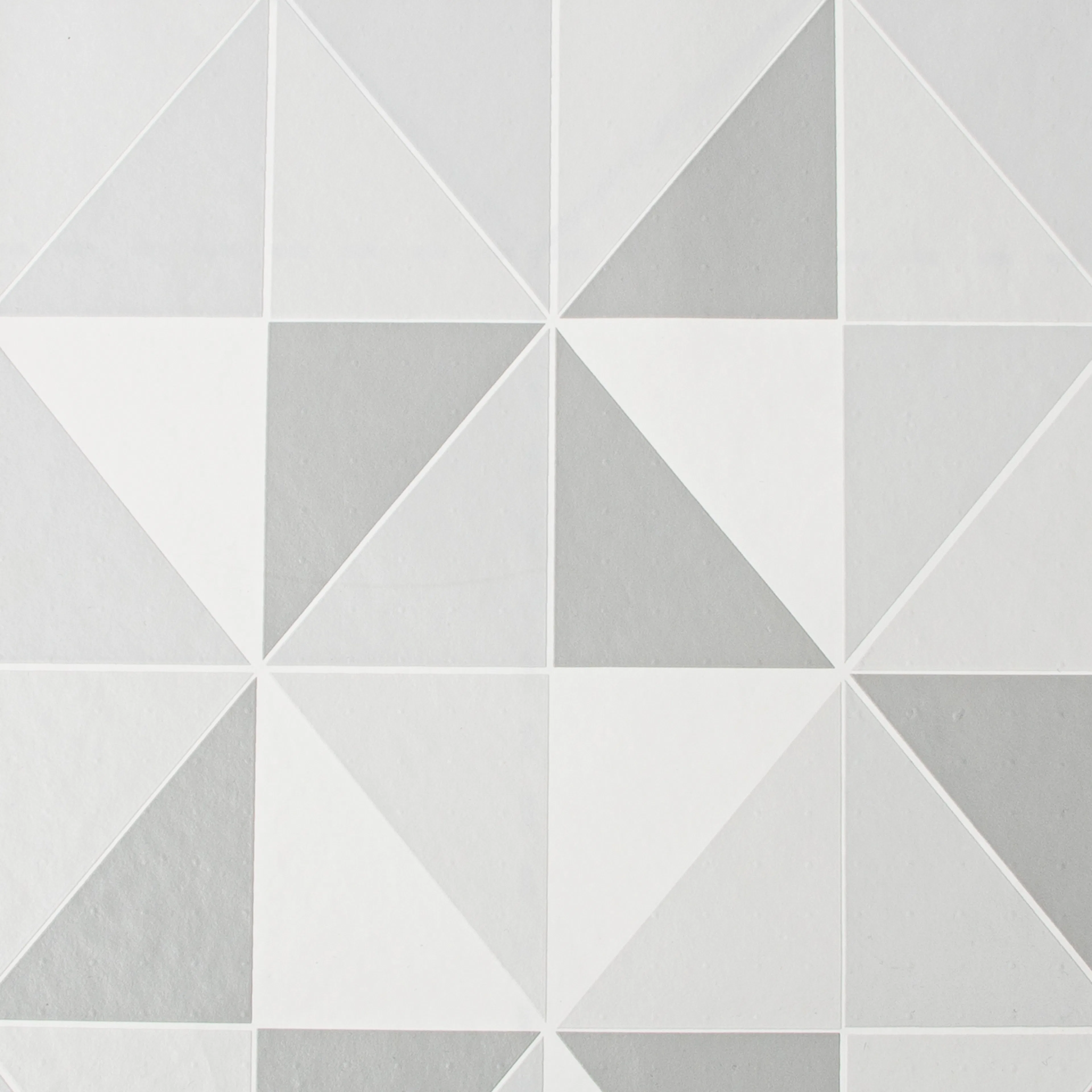 Tapet Contour Obelisk Tile Grå/Vit