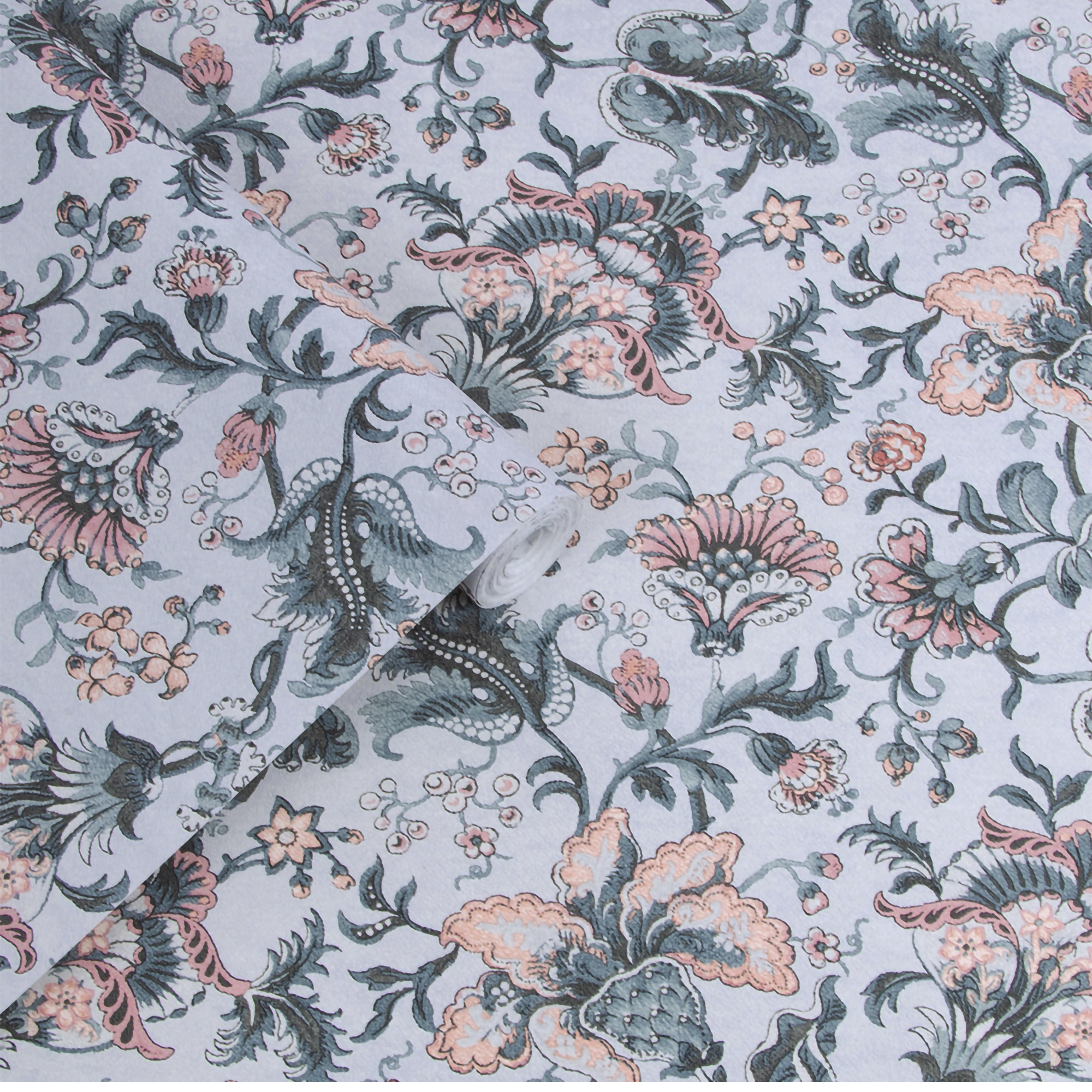 Tapet Laura Ashley Portia Pale Slate