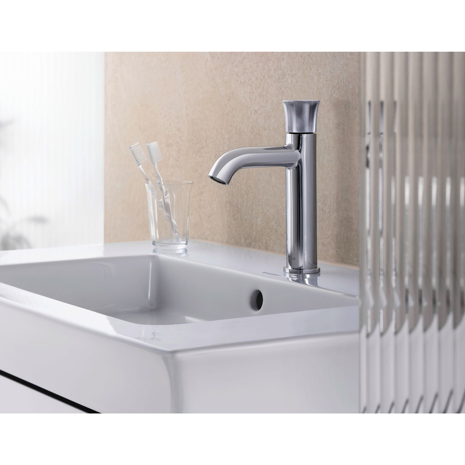Tvättställsblandare Duravit White Tulip Låg