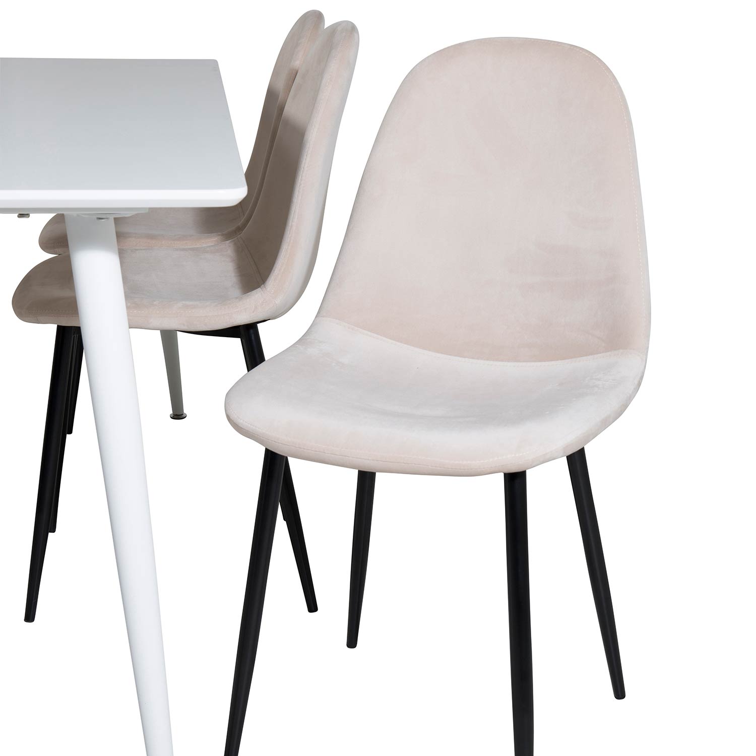 Matgrupp Venture Home Pobbie med 6 Stolar Sammet