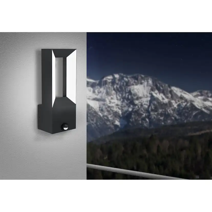 Vägglampa Utebelysning Eglo Riforano med Sensor