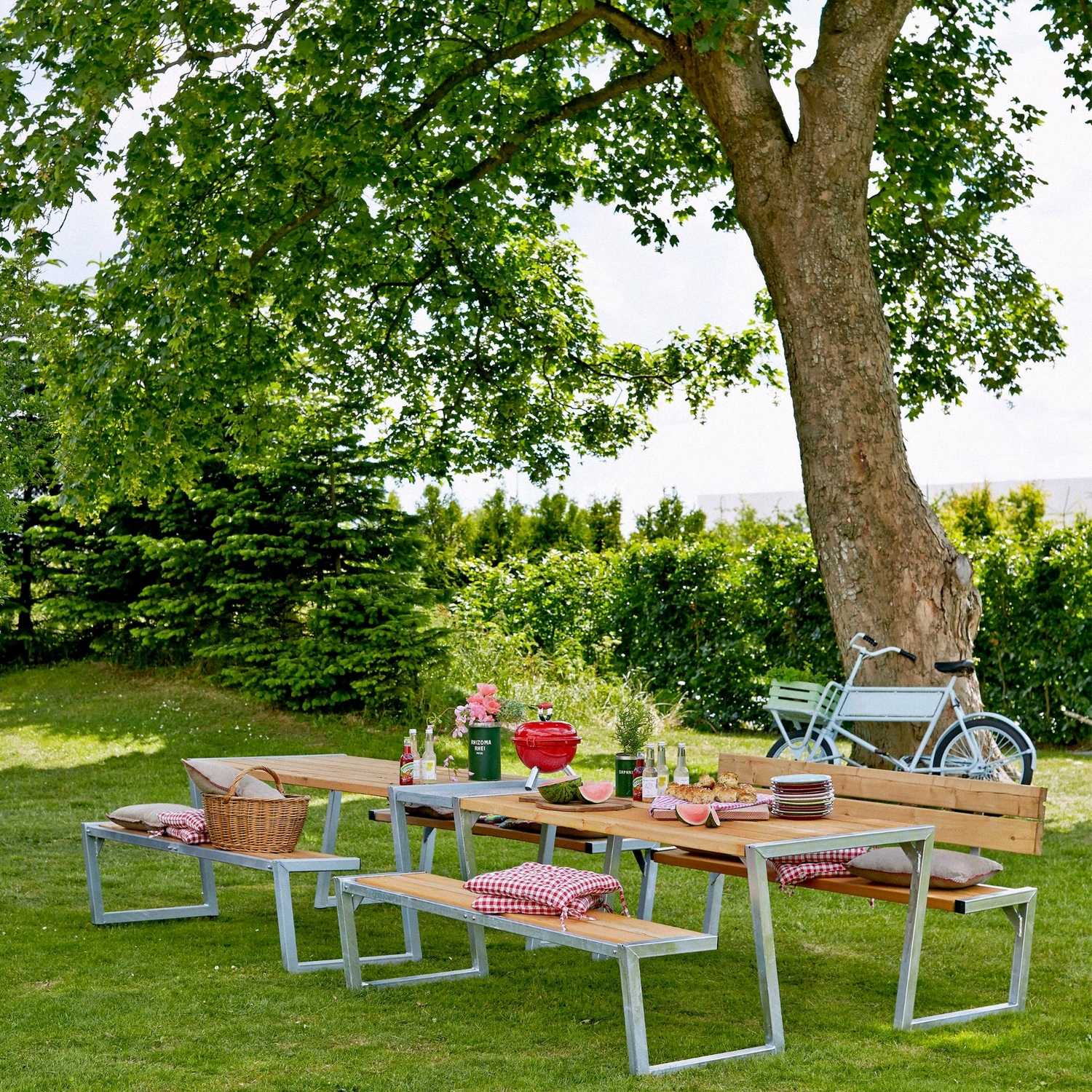 Picknickbord PLUS Zigma Bord-/Bänkset Utomhus