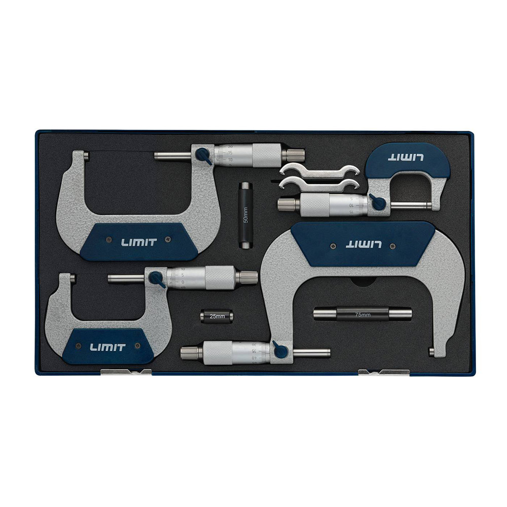 Bygelmikrometer Limit MMA 25/75 /100/SATS Kit