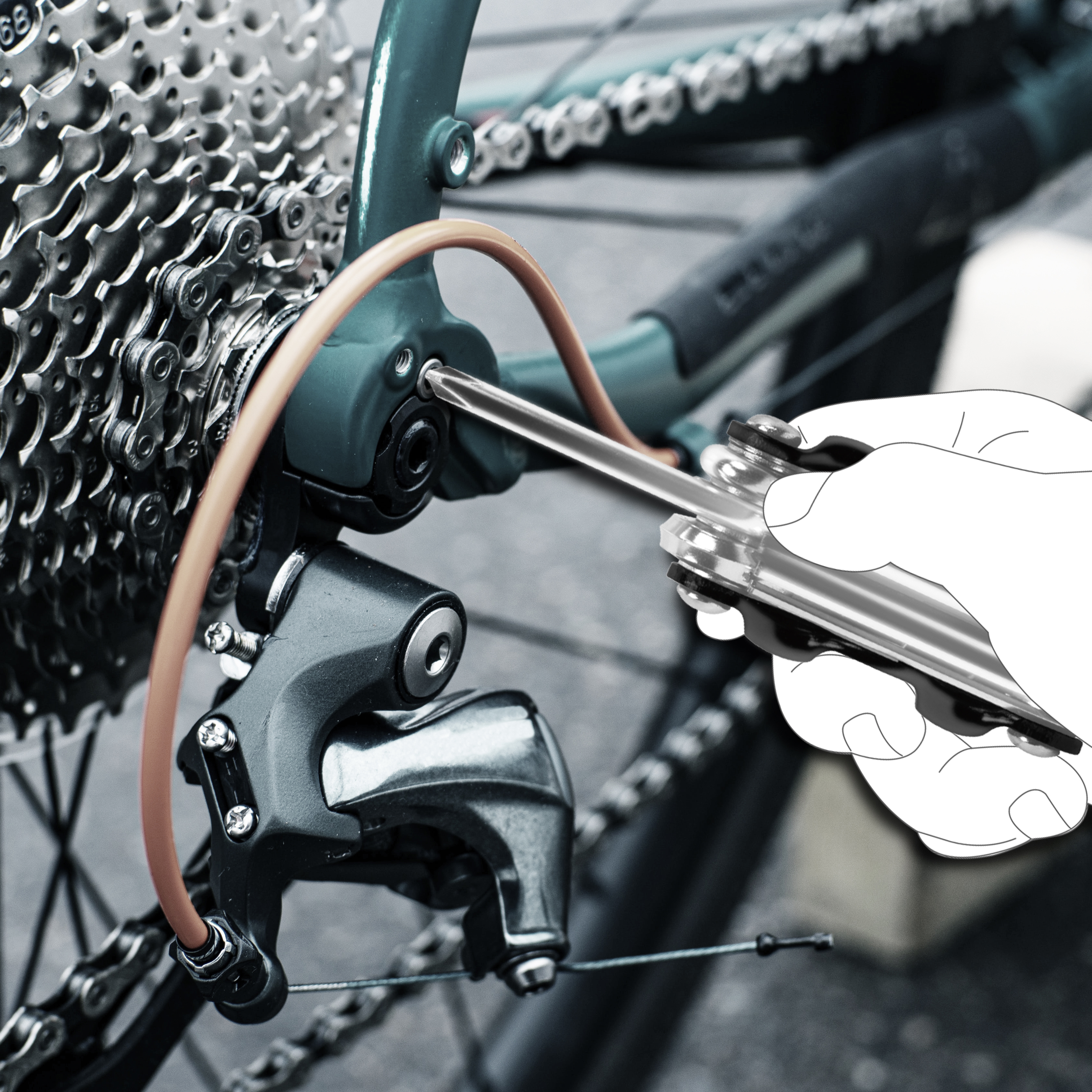 Mini-Multiverktyg LogiLink För Cyklar 9-i-1
