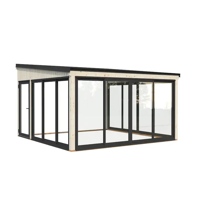 Stuga Palmako Serena 13,4 m² Set 2 Slide (inv. 12,6 m²)