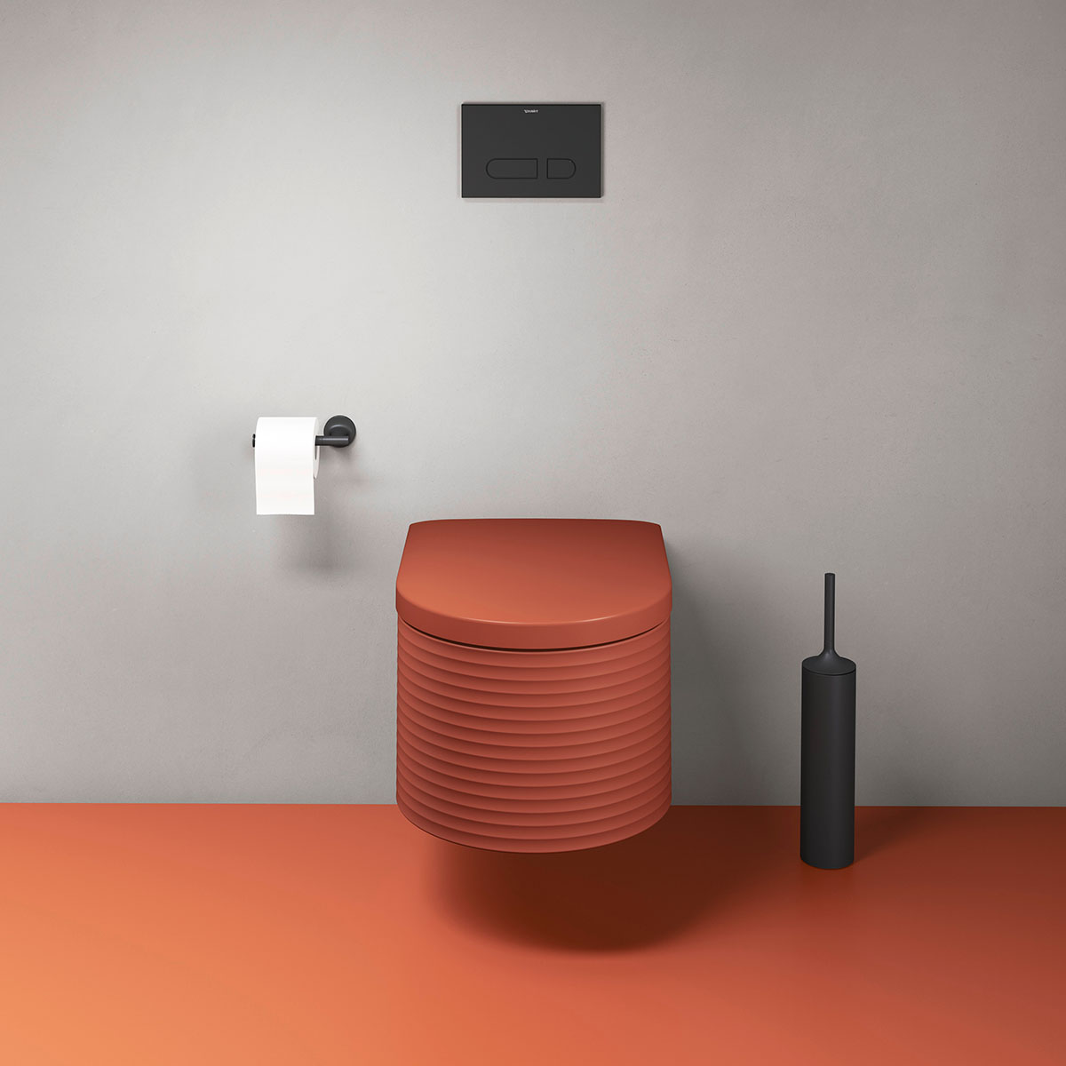 Vägghängd Toalettstol Duravit Millio Grooves