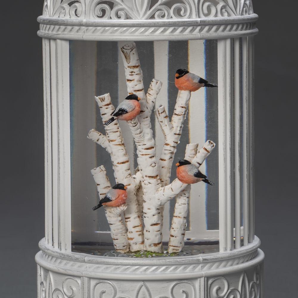 Juldekoration Gnosjö Konstsmide Vattenfylld Lykta Fåglar