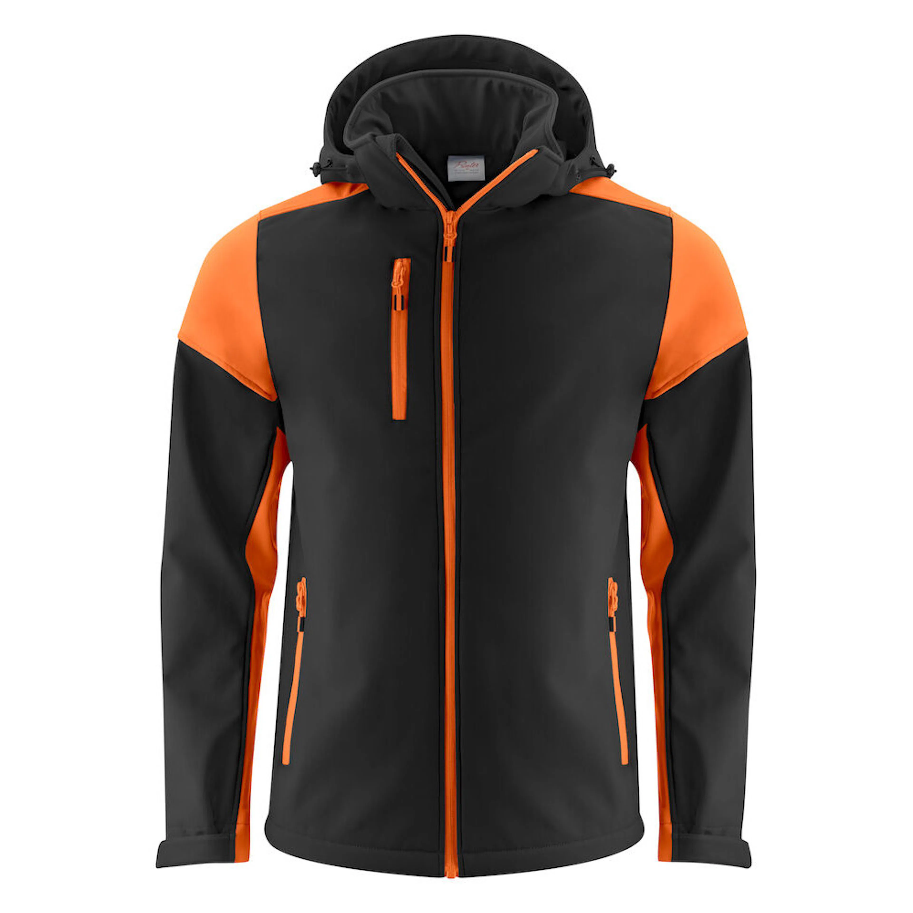 Printer Prime Softshell Black/Orange M Storlek: M, Färg: Svart/Orange